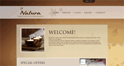 Desktop Screenshot of natura-spa.com